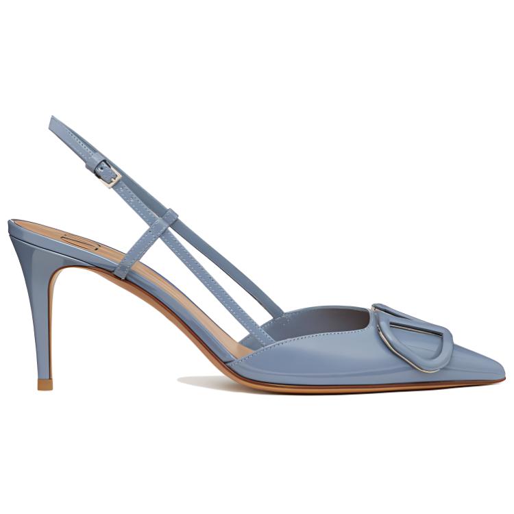Order (W) Valentino Garavani 'Stiletto de Tacón Abierto Azul Claro Charol' UW2S0R01TMK56Y