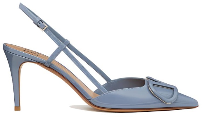 (Women) Valentino Garavani 'Light Blue Patent Open-Heel Stiletto' UW2S0R01TMK56Y Order (Women) Valentino Garavani 'Light Blue Patent Open-Heel Stiletto' UW2S0R01TMK56Y