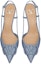 Shop (W) Valentino Garavani 'Stiletto Tumit Tinggi Terbuka Biru Muda Patent' UW2S0R01TMK56Y