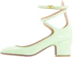 Buy (Women) Valentino Garavani 'Light Green Buckle Block Heel' 2W2S0FW5VNEAP4