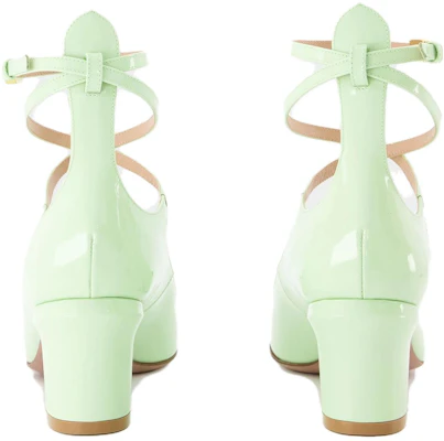 (Women) Valentino Garavani 'Light Green Buckle Block Heel' 2W2S0FW5VNEAP4 Purchase (Women) Valentino Garavani 'Light Green Buckle Block Heel' 2W2S0FW5VNEAP4