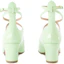 Purchase (Women) Valentino Garavani 'Light Green Buckle Block Heel' 2W2S0FW5VNEAP4