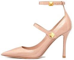 (Women) Valentino Garavani 'Pink Ankle Strap Pointed Toe Stiletto' 2W2S0GM5ERUGF9 (Women) Valentino Garavani 'Pink Ankle Strap Pointed Toe Stiletto' 2W2S0GM5ERUGF9