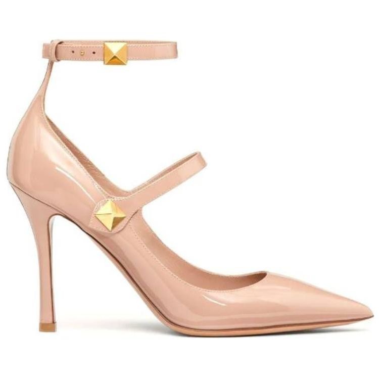 Order (Women) Valentino Garavani 'Pink Ankle Strap Pointed Toe Stiletto' 2W2S0GM5ERUGF9