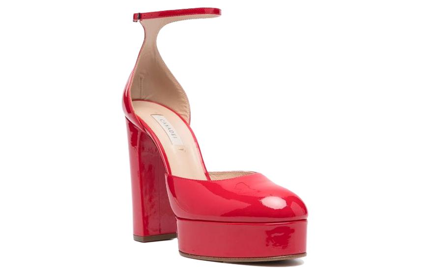 (W) Valentino Garavani 'Pink Buckle Block Heels' 圖 2