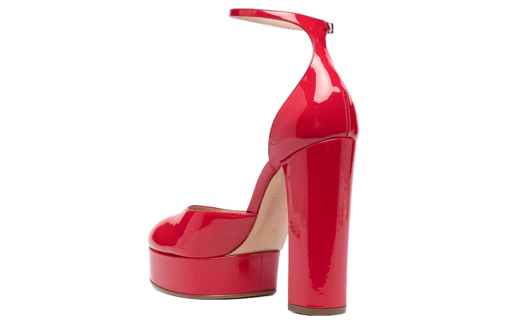 (W) Valentino Garavani 'Pink Buckle Block Heels' 圖 3