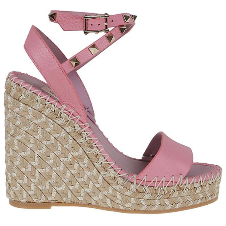 Order (W) ヴァレンティノ ガラヴァーニ ピンクバックルウェッジサンダル 2W2S0Y71FEQ78N