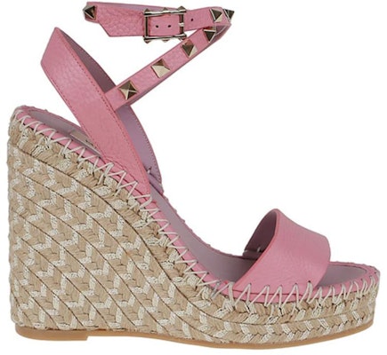 (Women) Valentino Garavani 'Pink Buckle Wedge Sandals' 2W2S0Y71FEQ78N Order (Women) Valentino Garavani 'Pink Buckle Wedge Sandals' 2W2S0Y71FEQ78N