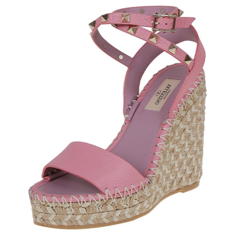 Lookbook (W) ヴァレンティノ ガラヴァーニ ピンクバックルウェッジサンダル 2W2S0Y71FEQ78N