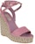 (Women) Valentino Garavani 'Pink Buckle Wedge Sandals' 2W2S0Y71FEQ78N