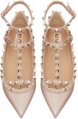 (Women) Valentino Garavani 'Pink Patent Lace Rivet Ballet Sandal' WW2S0376VNWP45 Shop (Women) Valentino Garavani 'Pink Patent Lace Rivet Ballet Sandal' WW2S0376VNWP45