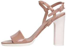 (Women) Valentino Garavani 'Pink Patent Leather High-Heel Sandals' S0AA9NUDGF9 (Women) Valentino Garavani 'Pink Patent Leather High-Heel Sandals' S0AA9NUDGF9
