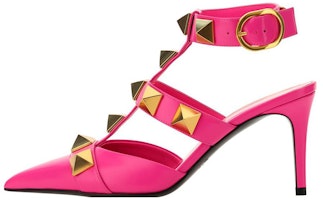 (Women) Valentino Garavani 'Pink Pointed Buckle Stiletto' 2W2S0CB2ZWMUWT (Women) Valentino Garavani 'Pink Pointed Buckle Stiletto' 2W2S0CB2ZWMUWT
