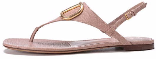 (Women) Valentino Garavani 'Powder Pink Leather Thong Sandals' XW2S0EA7RZRGF9 (Women) Valentino Garavani 'Powder Pink Leather Thong Sandals' XW2S0EA7RZRGF9