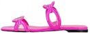 (Women) Valentino Garavani 'Powder Pink Open-Toe Slide' 2W2S0GK2LMYV3M
