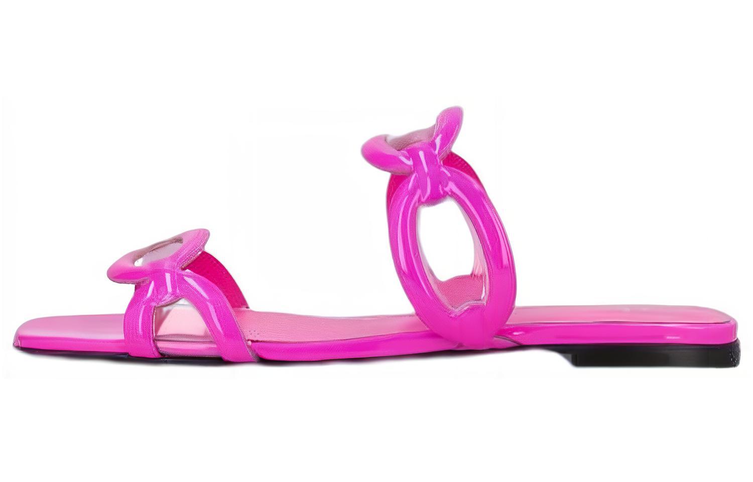 (Women) Valentino Garavani 'Powder Pink Open-Toe Slide' 2W2S0GK2LMYV3M