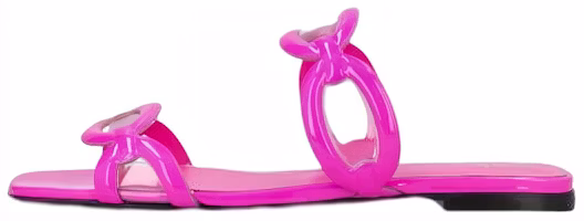 (Women) Valentino Garavani 'Powder Pink Open-Toe Slide' 2W2S0GK2LMYV3M (Women) Valentino Garavani 'Powder Pink Open-Toe Slide' 2W2S0GK2LMYV3M