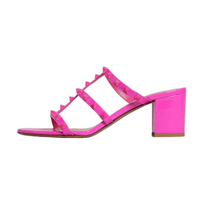 (W) Valentino Garavani 'Purple Red Studs'