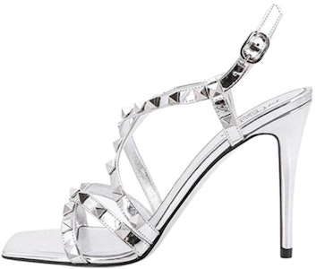 (W) Sandal Valentino Garavani 'Silver Open-Toe Ankle-Strap' 2W0S0GX6JSIGI7 Buy (W) Sandal Valentino Garavani 'Silver Open-Toe Ankle-Strap' 2W0S0GX6JSIGI7