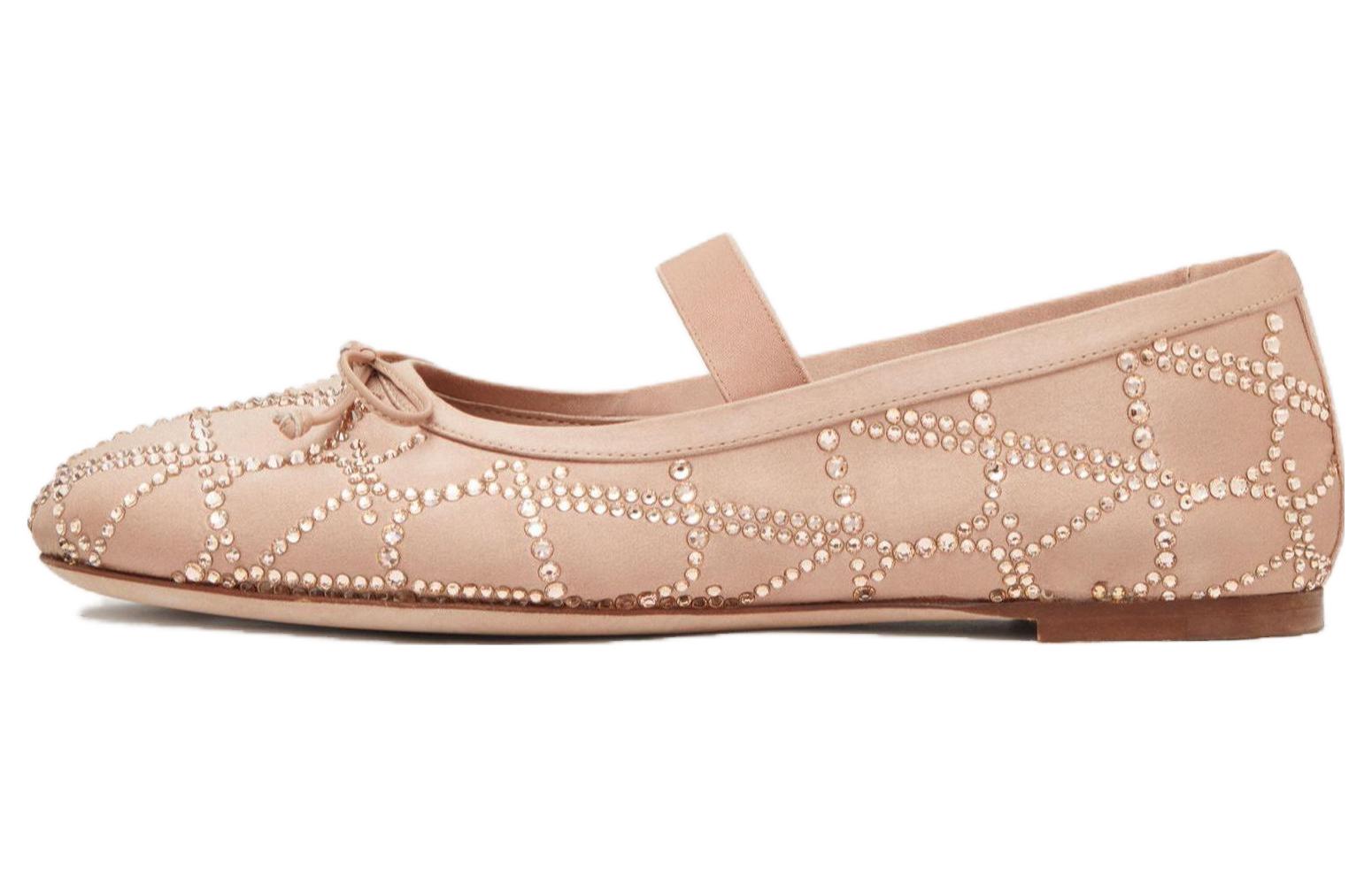 (Women) Valentino Garavani 'Soft Nude Bow' 3W2S0HE8UDSKDR