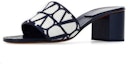 Shop (W) Sandal Tumit Block Valentino Garavani Putih Biru 3W2S0GS7PXFK0Z