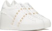 Order (Women) Valentino Garavani 'White Round Toe Fashion Wedge High Heel 8.5cm' 3W2S0HP0BHS0BO