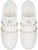(Women) Valentino Garavani 'White Round Toe Fashion Wedge High Heel 8.5cm' 3W2S0HP0BHS0BO