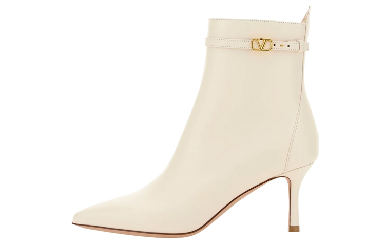 (W) Valentino Garavani 'White Side Zip'