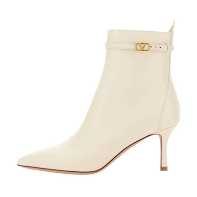 (W) Valentino Garavani 'White Side Zip'