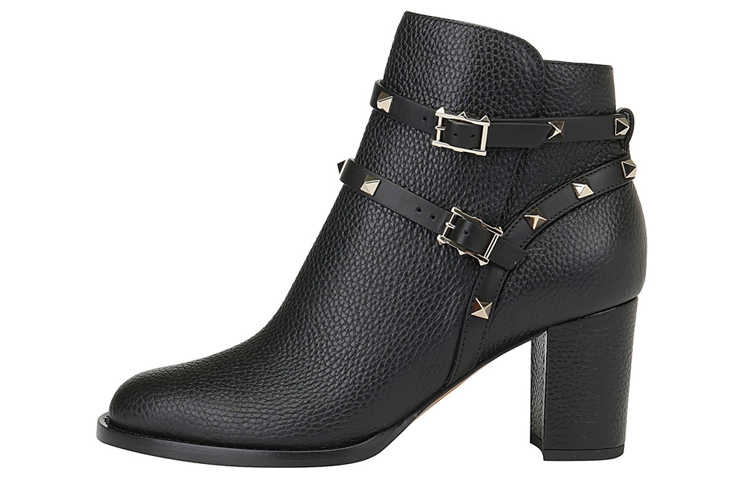 (W) Valentino Garavani Ankle Boot 'Rockstud Noir'