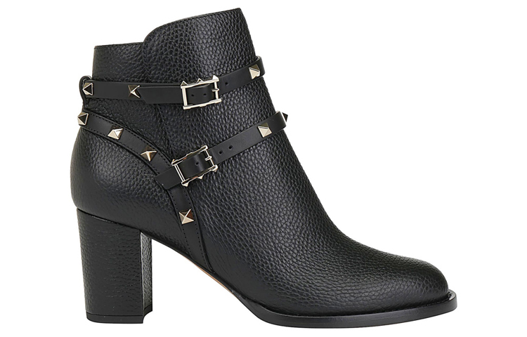 (W) Valentino Garavani Ankle Boot 'Rockstud Noir' 圖 2