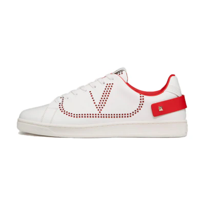 (W) Valentino Garavani Backnet 'White Red'