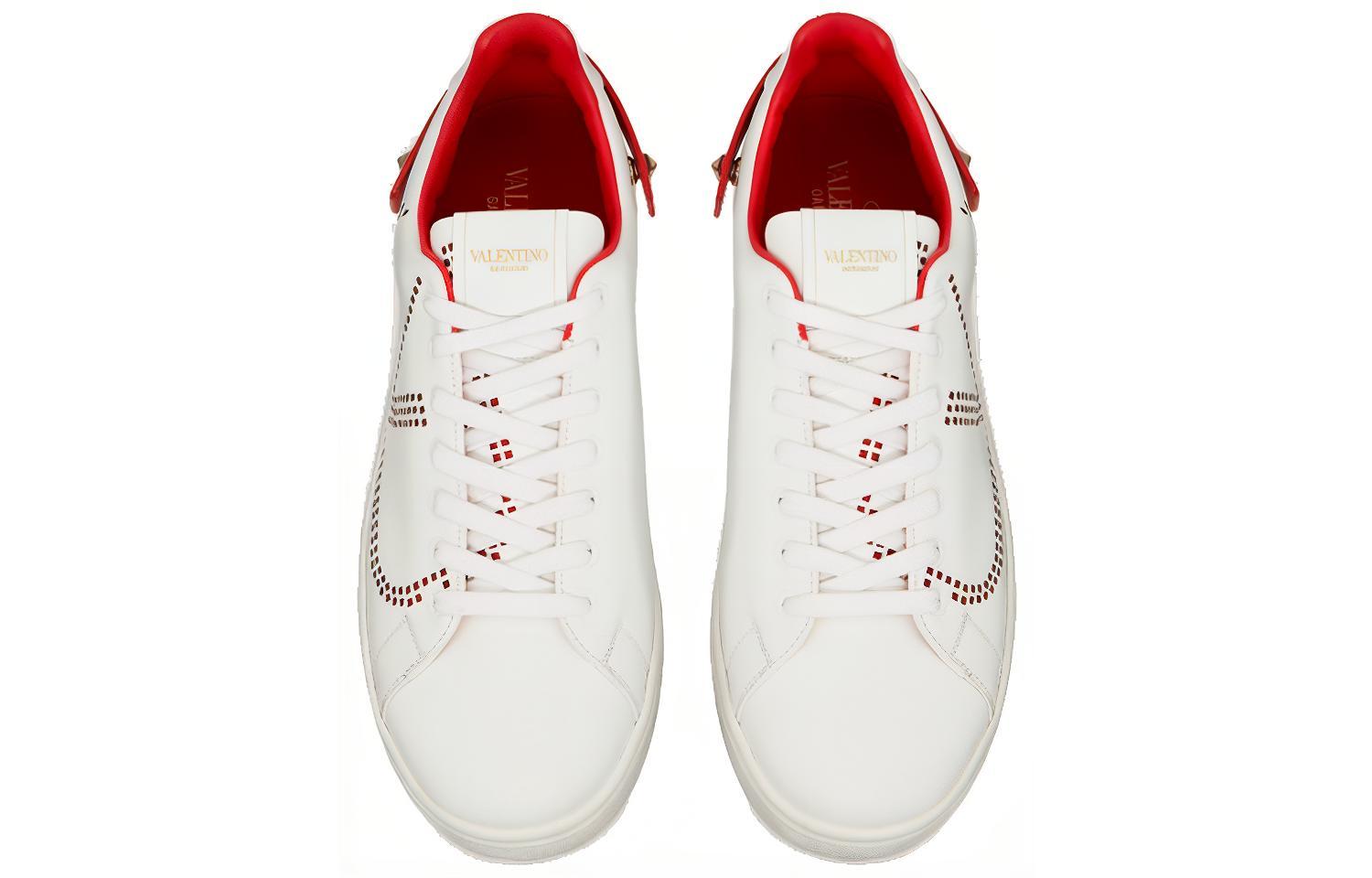 (W) Valentino Garavani Backnet 'White Red' 圖 3