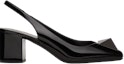 Order (W) Valentino Garavani Hitam 'Heels Blok Studded Open-Back' WS0DQ2USI0NO