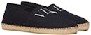 (W) 발렌티노 가라바니 VLTN 블랙 에스파듀 (Valentino Garavani VLTN Black Espadrilles - shortened) VY2S0B73TSE0NI