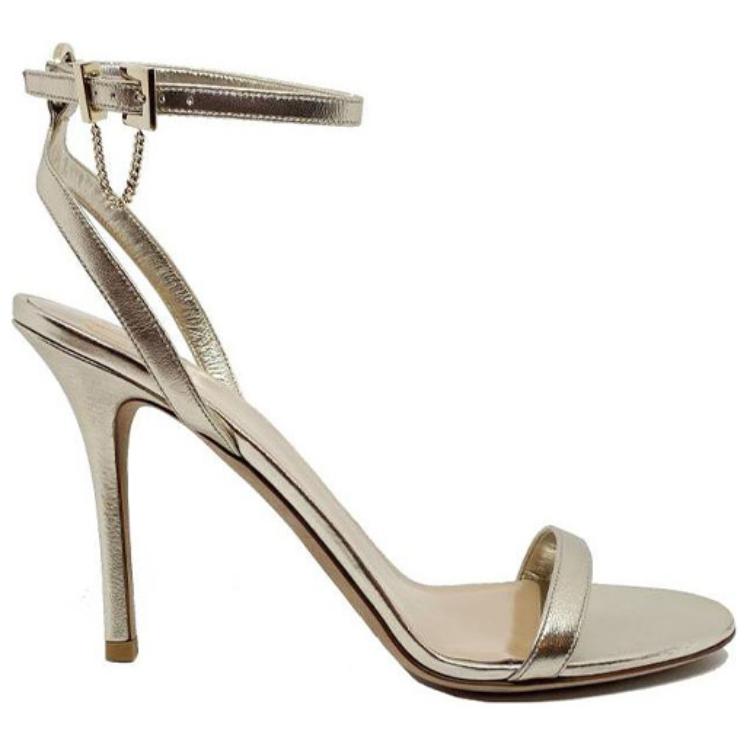 (W) Valentino Garavani Fashion Sandals 'Gold Buckle High-Heeled' 圖 2