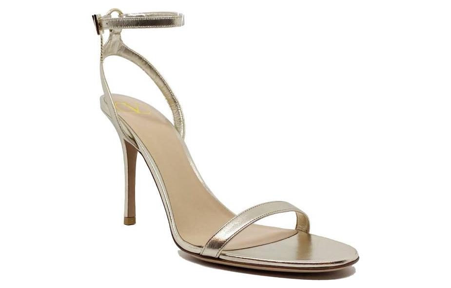 (W) Valentino Garavani Fashion Sandals 'Gold Buckle High-Heeled' 圖 3