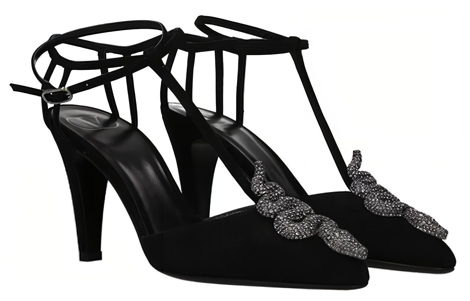 Order (W) Valentino Garavani Tumit Tinggi 'Black Velvet' S0V61DXL0NO