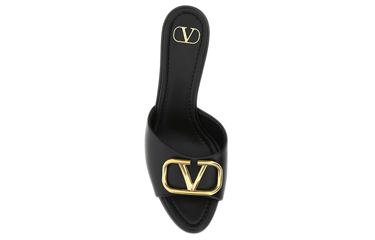Shop (W) Valentino Garavani Tacones Altos Slide 'Negro Moda' 1W2S0EL1DSH0NO