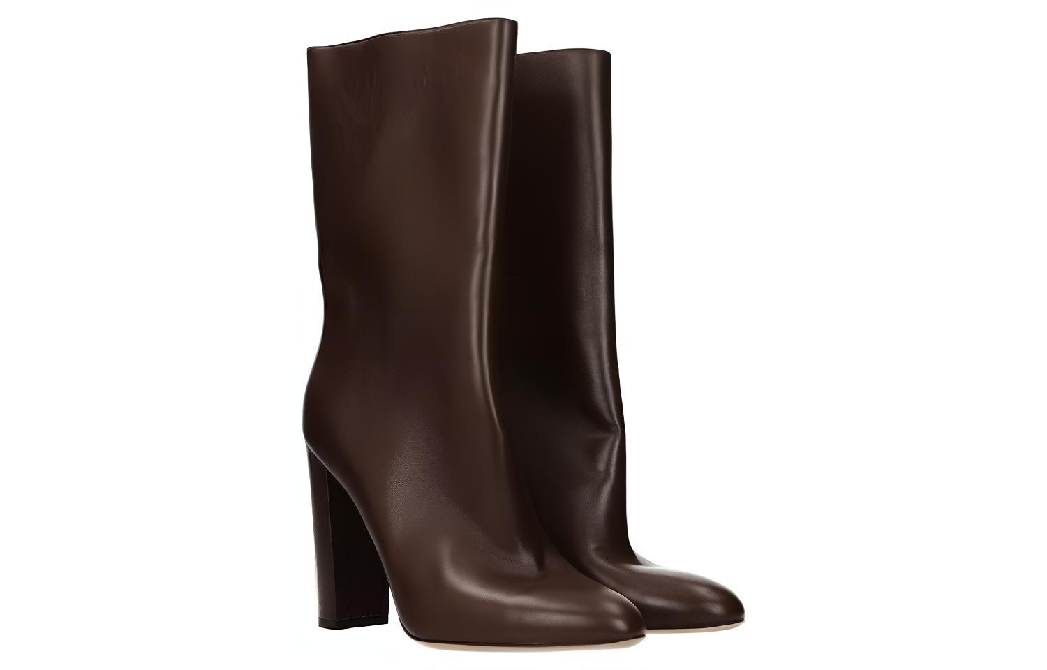 (W) Valentino GARAVANI High-Top 'Brown' 圖 2