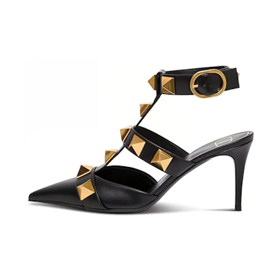 (W) Valentino Garavani High-Top Sneaker 'Rockstud Noir'