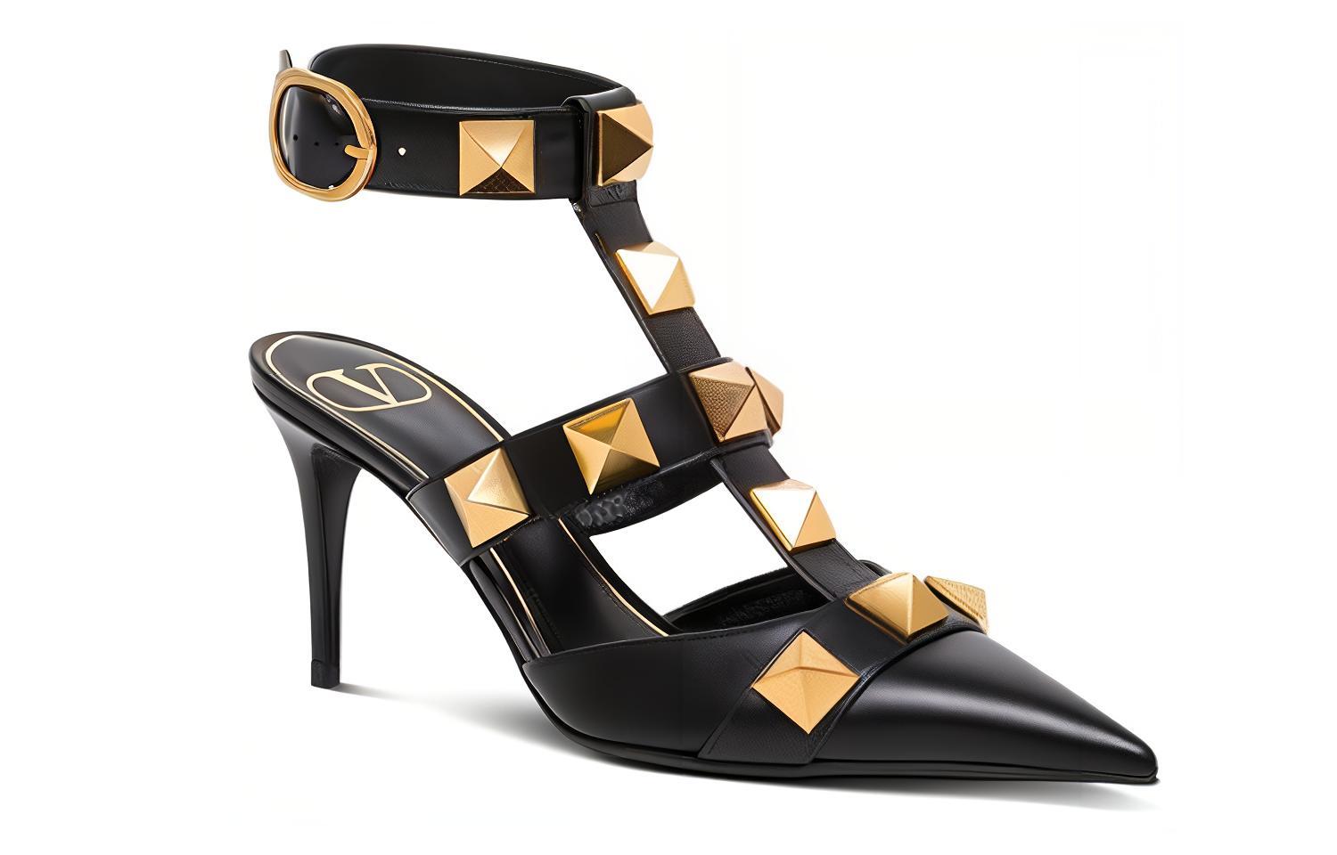 Lookbook (W) Valentino Garavani High-Top Sneaker ''Rockstud Noir'' zwart heren/dames WW2S0CB2ZWM0NO