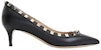 (W) Valentino Garavani Kasut Tumit Tinggi 'Black Rockstud Slingback' TW2S0V22VCE0NO