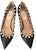 (W) Valentino Garavani Kasut Tumit Tinggi 'Black Rockstud Slingback' TW2S0V22VCE0NO