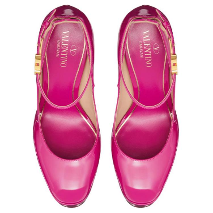 (W) Valentino Garavani High Heels 'Rose Purple Patent Tango' 圖 4