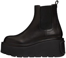 (Women) Valentino Garavani Leather Chelsea Boot 'Black' VW2S0AP7RBJ0NO (Women) Valentino Garavani Leather Chelsea Boot 'Black' VW2S0AP7RBJ0NO