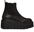 Order (W) Boot Chelsea Kulit Valentino Garavani 'Hitam' VW2S0AP7RBJ0NO