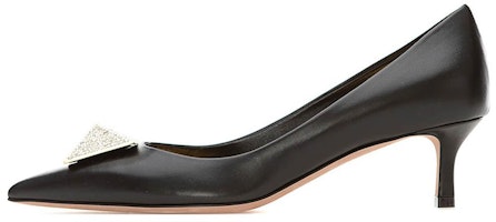 (Women) Valentino Garavani Leather Mule 'Black Stiletto' 1W2S0FH9XICEDM (Women) Valentino Garavani Leather Mule 'Black Stiletto' 1W2S0FH9XICEDM
