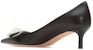 (W) Valentino Garavani Kulit Mule 'Black Stiletto' 1W2S0FH9XICEDM