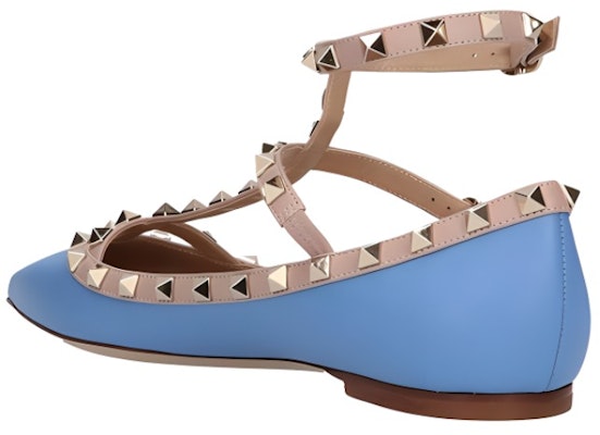 (Women) Valentino Garavani Leather Pointed-Toe Buckle Sneaker 'Blue' RW2S0376VODOX4 Buy (Women) Valentino Garavani Leather Pointed-Toe Buckle Sneaker 'Blue' RW2S0376VODOX4